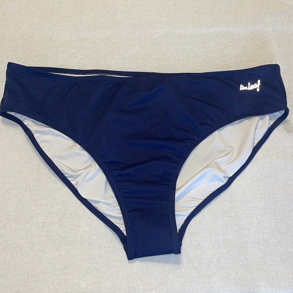 Baleaf Women’s Navy Full Coverage Bikini Bottoms 44 NEW